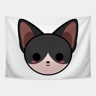 Cute Tuxedo Sphynx Cat Tapestry