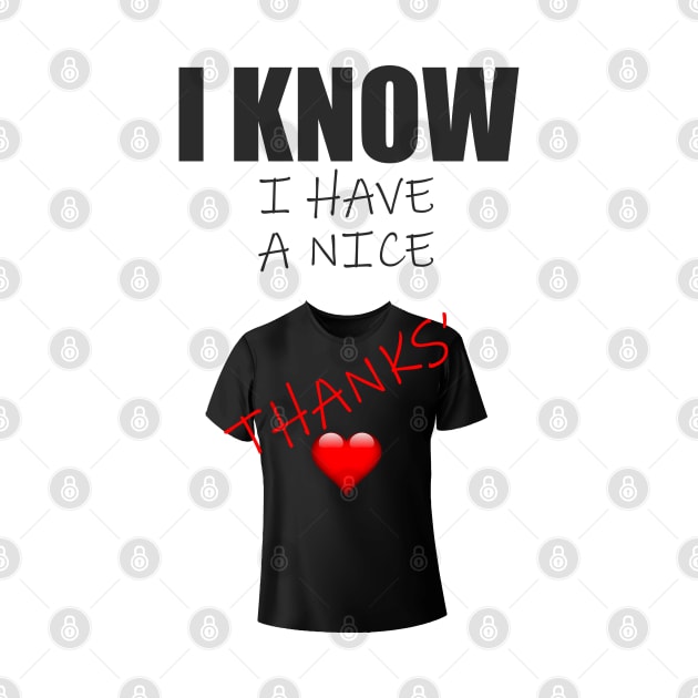 Funny texture idea, i know i have a nice shirt thanks' by UrLifeTee