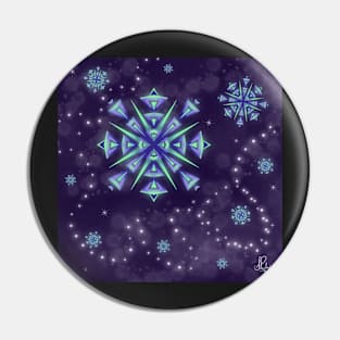 Galactic Snow Pin