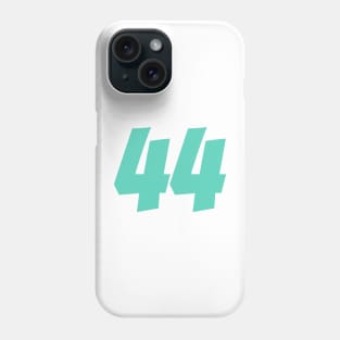 Lewis Hamilton 44 - Driver Number Phone Case