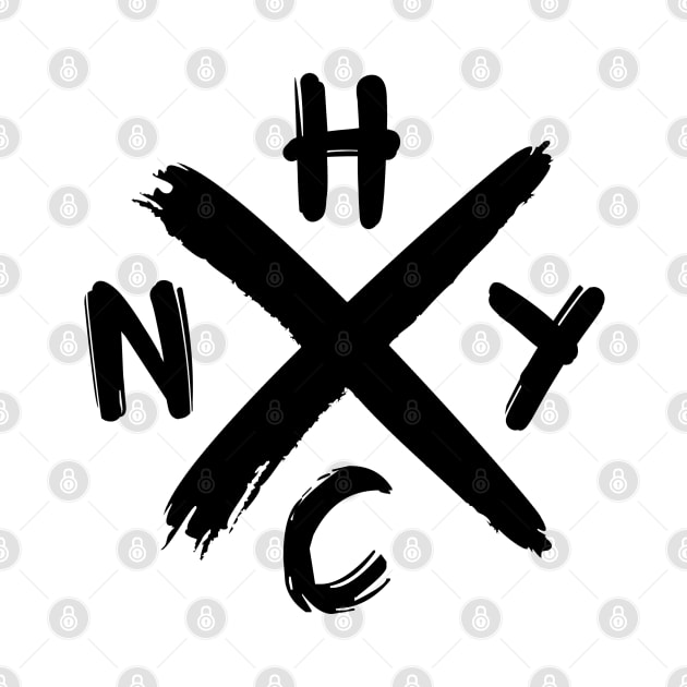 NYHC graffiti black by Brand X Graffix