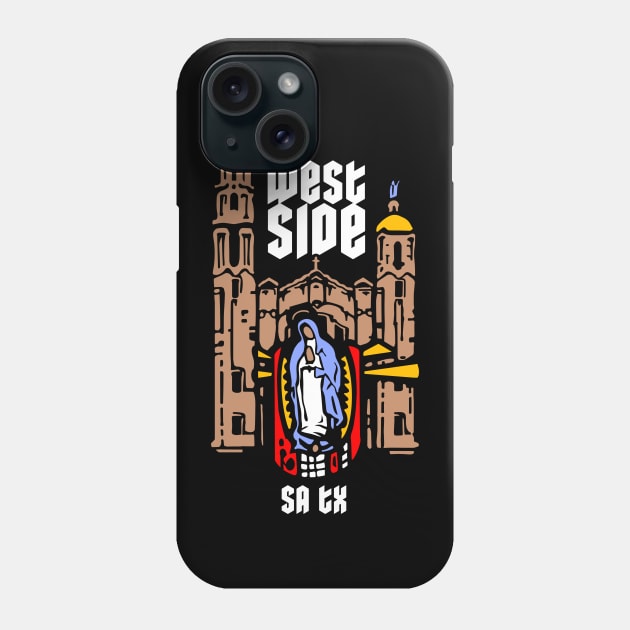 WEST SIDE San Antonio Phone Case by Throwzack