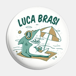 Luca Brasi Fish Funny Godfather Pin