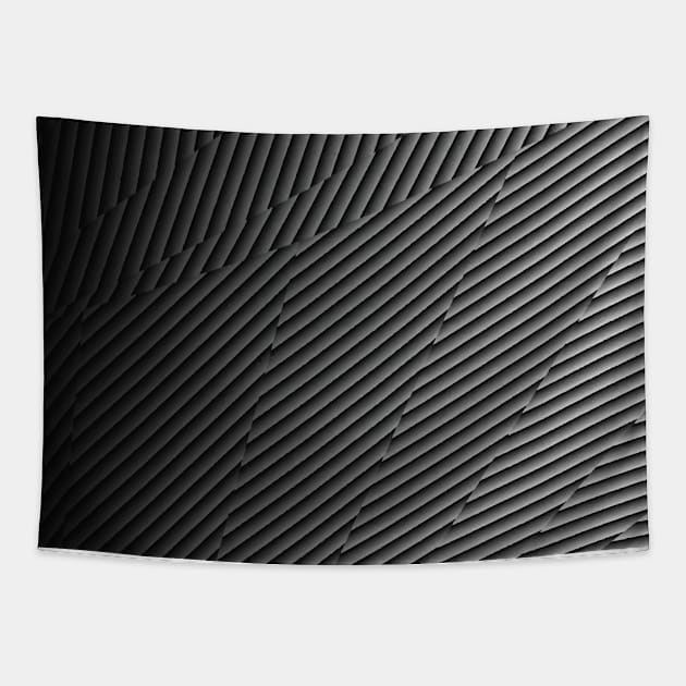 Black and White Abstract Art Tapestry by BruceALMIGHTY Baker