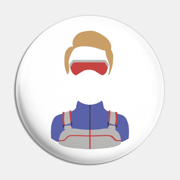 Kid Danger Silhouette Pin by Linneke