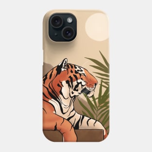 Tiger Boho Landscape Phone Case