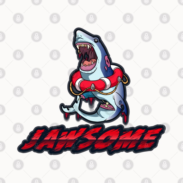 Jawsome Zombie Shark by Trendy Black Sheep