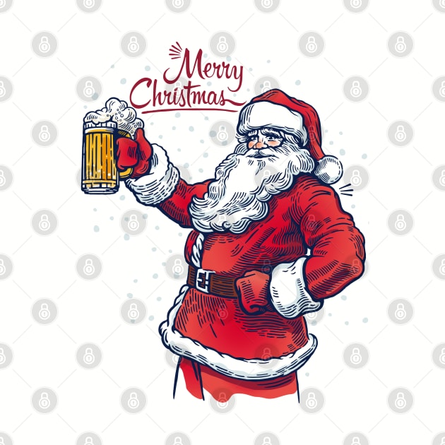 Merry Christmas One Beer Jar Santa Claus costume by GeekCastle