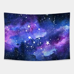 Galaxy Leo Star Sign Tapestry