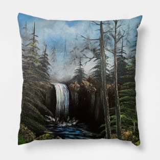 Northwest Waterfall Pillow