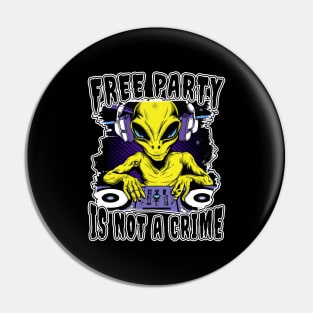 Free Tekno Is Not A Crime! Pin