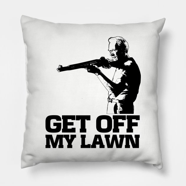 get off my lawn Pillow by bumblethebee