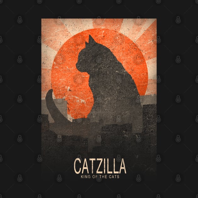 Catzilla v2 - Cats - T-Shirt | TeePublic