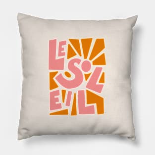 Le Soleil French Sun Pillow