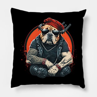 Bulldog Rocker Pillow