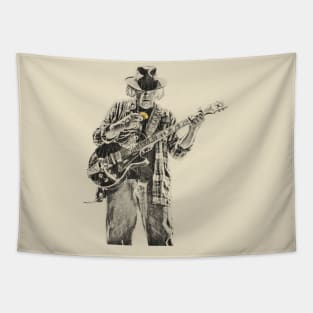 Neil Young Retro Vintage Tapestry