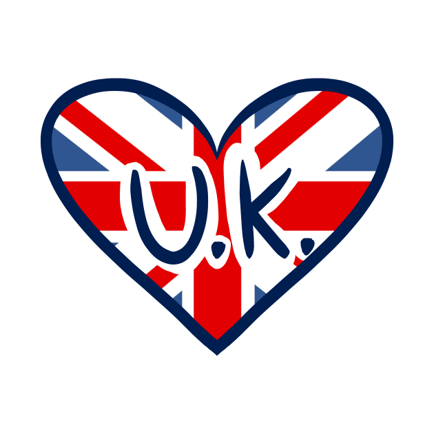 I Heart the UK by Kelly Louise Art