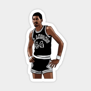 George Gervin Vector Standing Magnet