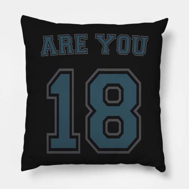 RU 18 Pillow by Roufxis