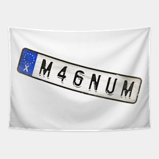 Magnum - License Plate Tapestry