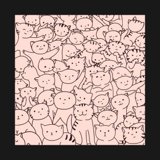 cute cats pattern T-Shirt