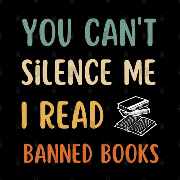 I read banned books T Shirt readers reading gift by Emouran