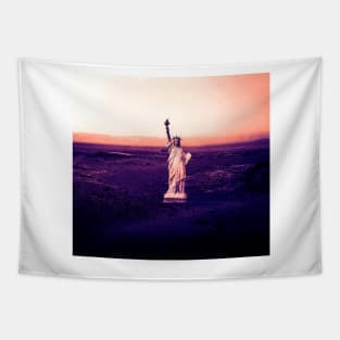 Statue of Liberty on Mars Tapestry