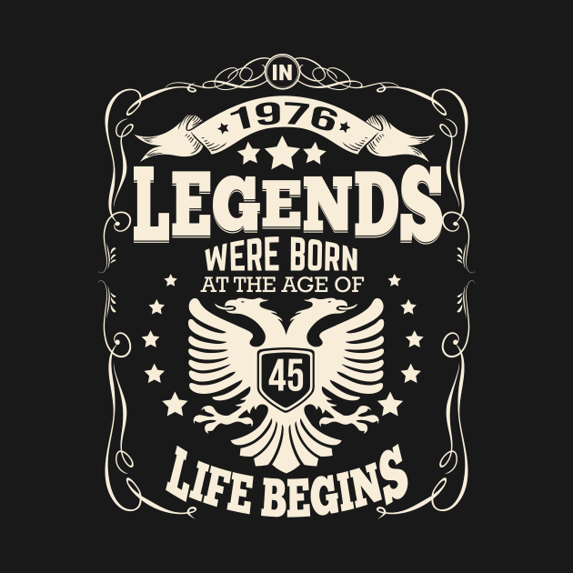 Birthday 1976 legend falcon by HBfunshirts