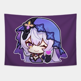 Honkai Star Rail Chibi Black Swan 2 Tapestry