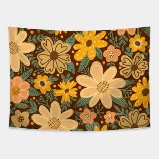 Boho floral polka dot Tapestry