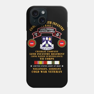 Company C, 58th Infantry,  - Nellingen Germany  w LRSU Scroll w COLD SVC X 300 Phone Case