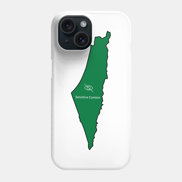I Love Palestine My Homeland Palestinian Map And The Most Scared Place Phone Case by Exosia store