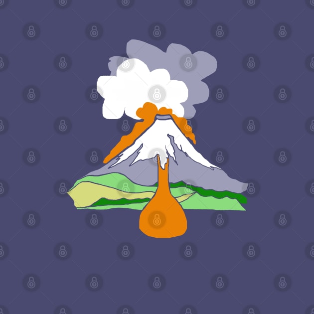 Mt. Volcano by louweasely