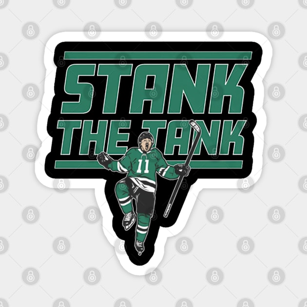 Logan Stankoven Stank The Tank Magnet by ganisfarhan