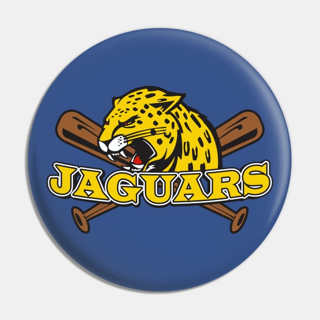 Jaguars Baseball Logo Pin by DavesTees