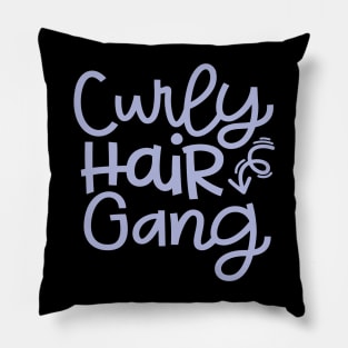 Curly Hair Gang Hairstylist Curly Hair Cute Pillow