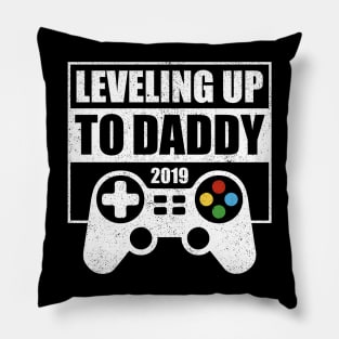 Leveled up to Daddy 2019 Pillow