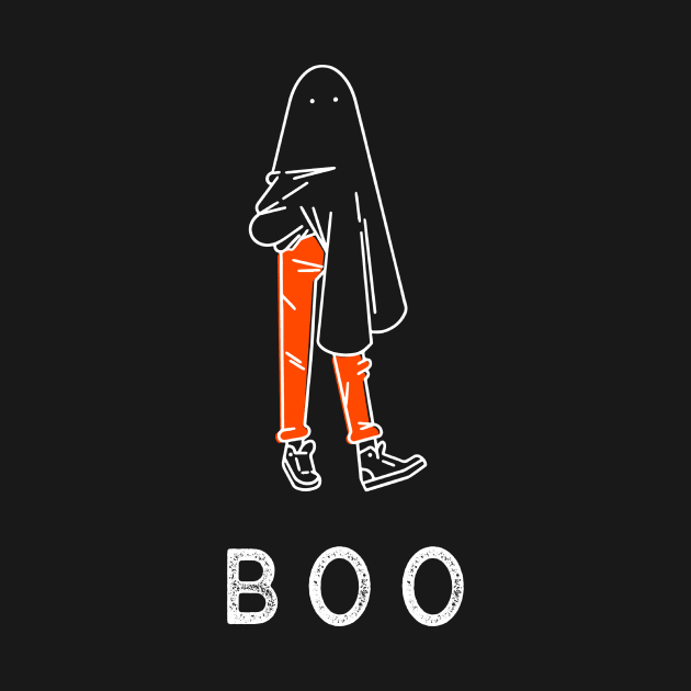 Boo - Halloween by Meme My Shirt Shop