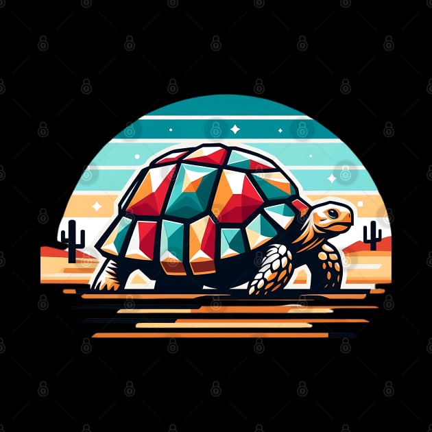 Geometric desert tortoise by TaansCreation 