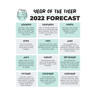 2022 Year of the Tiger Chinese Horoscope Luck Predictions T-Shirt