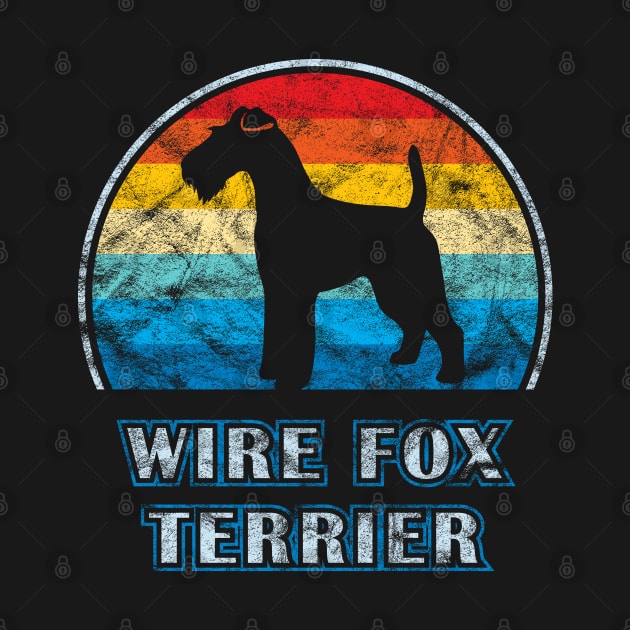 Wire Fox Terrier Vintage Design Dog by millersye