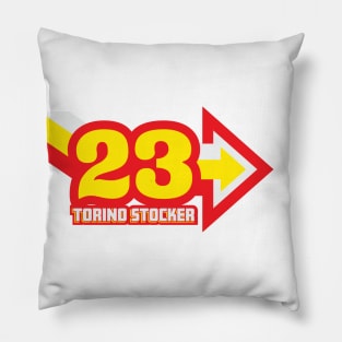 1975 - Torino Stocker (Red on White) Pillow