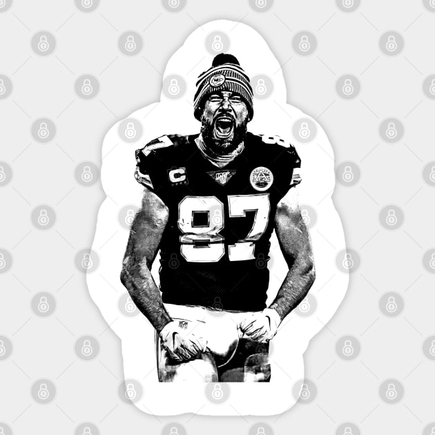 CLEARANCE // Travis Kelce Sticker, Kansas City Chiefs, Kansas City