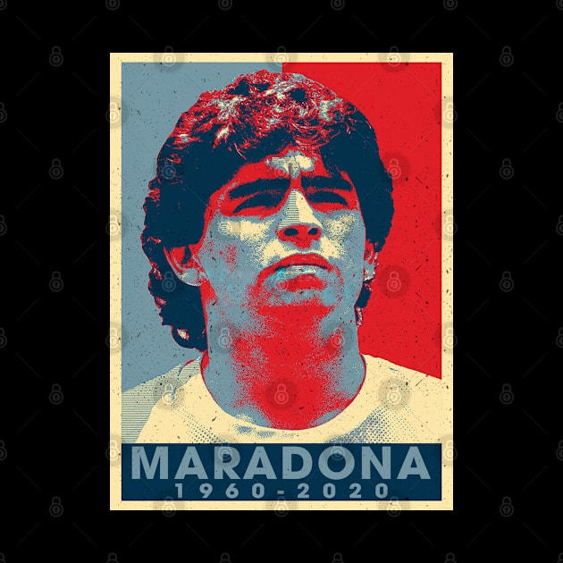 Retro Vintage Maradona 1960-2020 by Henry jonh