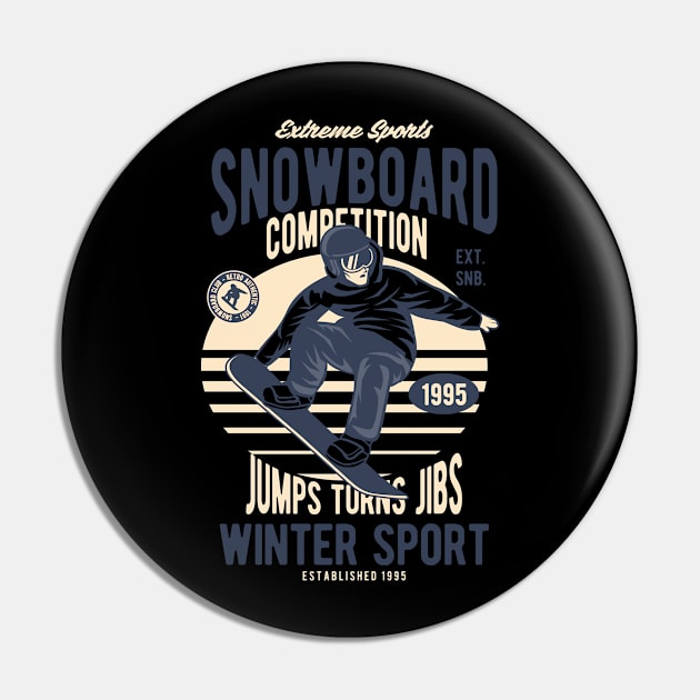 Snowboard Pin by p308nx