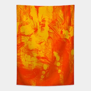 Fire grungy textured Tapestry