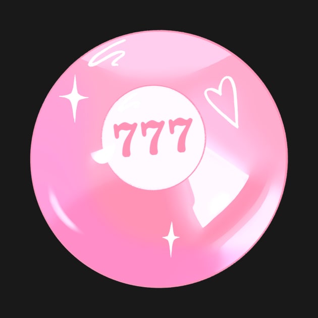 777 Angel Number Pool Ball by novembersgirl