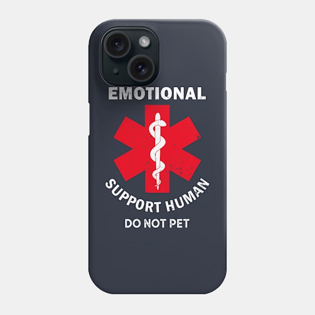 Emotional Support Human Phone Case by Rans Society