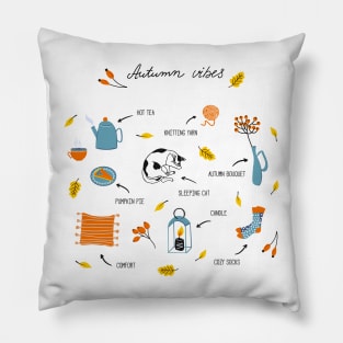 Autumn vibes Pillow