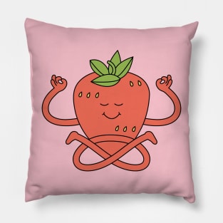 Strawberry cottagecore and fairycore kawaii anime Pillow